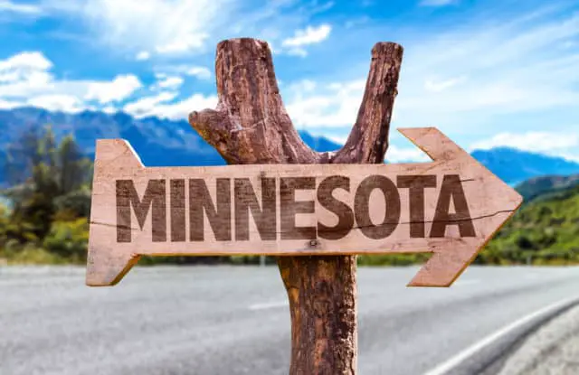 wooden sign Minnesota